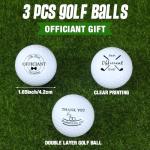 HyDren Wedding Golf Balls Officiant Gift Set