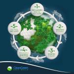 Clean Green 12-Pack Recycled Golf Balls with Bag