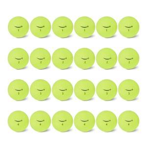 Amazon Basics Yellow Soft Golf Balls, 24-Pack
