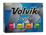 Volvik Crystal 3-Piece Color Golf Balls - 24 Pack
