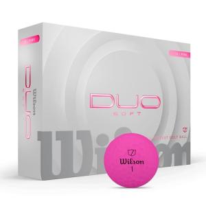 WILSON Duo Soft Pink Golf Balls - 12 Pack