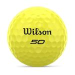 Wilson Fifty Elite Yellow Golf Balls - 12 Pack
