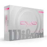 WILSON Duo Soft Pink Golf Balls - 12 Pack