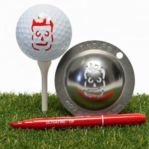 Personalized Tin Cup Golf Ball Marker Stencil