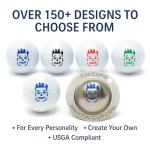 Personalized Tin Cup Golf Ball Marker Stencil