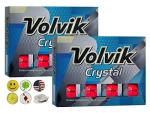 Volvik Crystal Color Golf Balls - 2 Dozen Bundle
