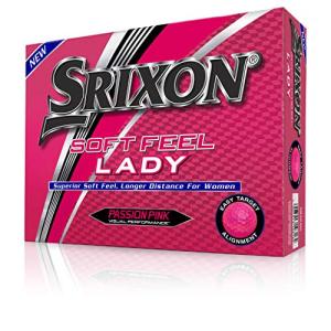 Srixon Soft Feel Lady Golf Balls, Passion Pink