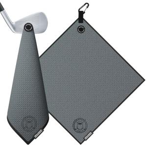 Ghost Golf Magnetic Microfiber Towel - Dark Grey