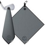 Ghost Golf Magnetic Microfiber Towel - Dark Grey