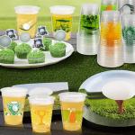 50 Pack Clear Golf Ball Party Cups - 12oz