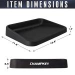 Heavy Duty Rubber Golf Ball Tray with 16 Balls