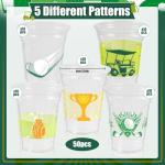 50 Pack Clear Golf Ball Party Cups - 12oz