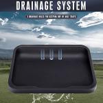 Heavy Duty Rubber Golf Ball Tray with 16 Balls