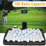 Golf Ball Tray with Phone Holder and 100 Capacity