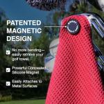 Ghost Golf Magnetic Microfiber Towel - Dark Grey