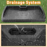 Golf Ball Tray with Phone Holder and 100 Capacity