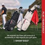 Ghost Golf Magnetic Microfiber Towel - Dark Grey