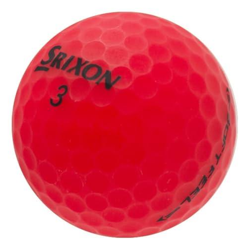 24 Matte Red Srixon Soft Feel Golf Balls