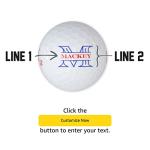 Personalized Wilson Staff Elite Golf Balls - Dozen