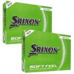 Srixon Soft Feel Golf Balls 24-Pack, White