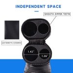 Deluxe 1x1 Billiard Cue Case - Black/Blue