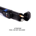 Deluxe 1x1 Billiard Cue Case - Black/Blue