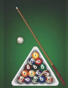 Billiard Log Book for Practice and Improvement