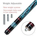 Moyerely Carbon Fiber Pool Cue with Case