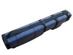 J&J Champion 3x6 Leather Pool Cue Case - Dark Blue