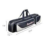 Navy Blue Soft PU Leather Billiard Stick Bag