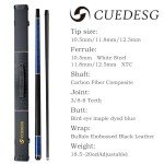 Carbon Fiber Pool Cue Stick with Wood Butt