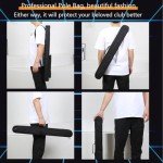 IvyCaw Soft Padded 2x2 Pool Cue Case