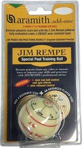 Jim Rempe Training Cue Ball with Instruction Manual