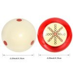 Billiard Practice Cue Balls with Training Dots