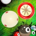 Billiard Practice Cue Balls with Training Dots