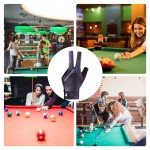 Left Hand Billiard Glove with Non-Slip Grip