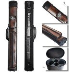 2x2 Hard Oval Pool Cue Billiard Case