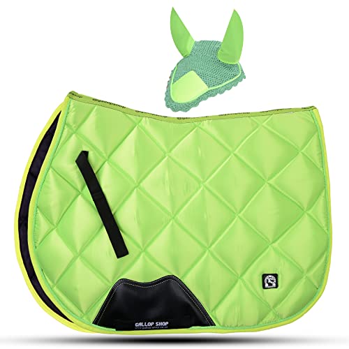 Gallop Shop Satin Saddle Pad with Glow Effect