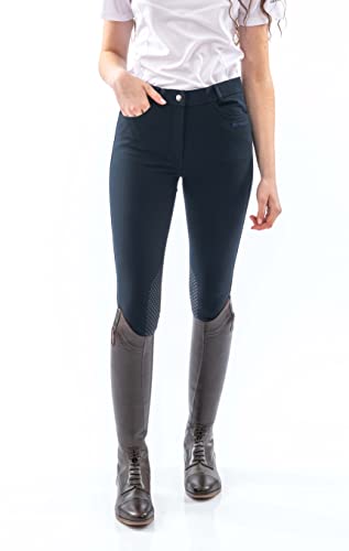 Navy John Whitaker Horse Riding Breeches (EU 32/UK 14)