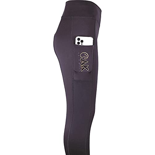 Breathable High Waisted Riding Tights with Silicon Grip