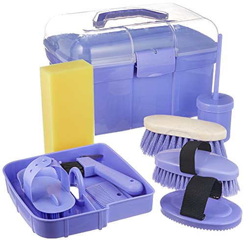 Kerbl horse cleaning box, filled for children