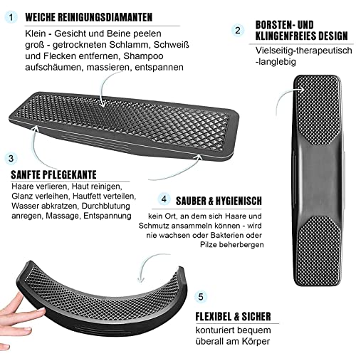 6-in-1 Horse Massage Comb & Brush