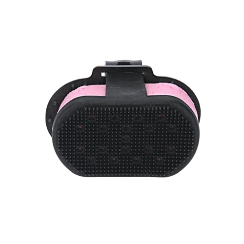 LeMieux Hippo Scrubber: Black Grooming Brush for Horses