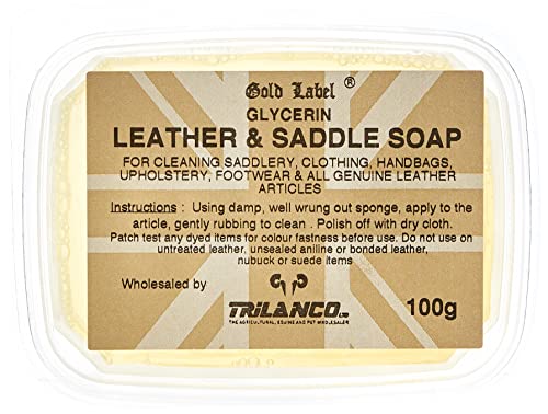 Gold Label Glycerin Saddle Soap 100g