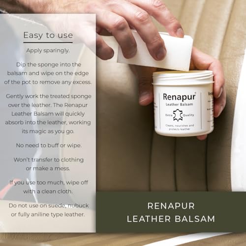 Renapur Leather Balsam Restores and Protects Leather