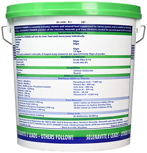 Equine Products Unisex's Selenavite E, Clear, 4 kg