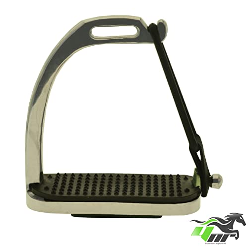 Silver Peacock Safety Stirrups for Horse Riding