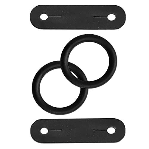 Black Peacock Stirrup Irons with Rubber Rings