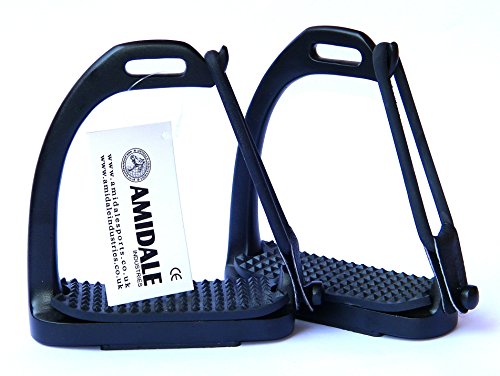 Amidale Black Peacock Stirrups - 5.00