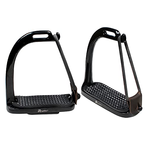 Black Non-Slip Peacock Stirrup for Equestrians